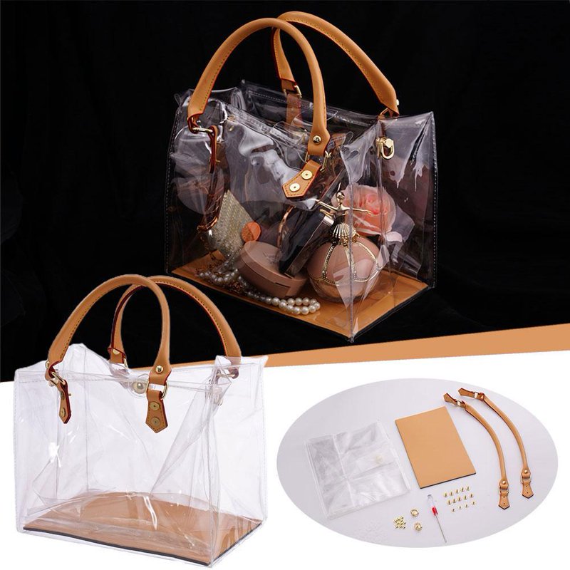 DIY Transparent Tote Bag Kit for Handmade Gift Bags and Craft Projects