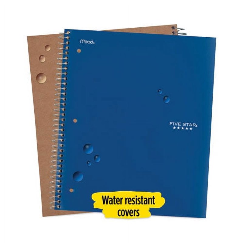 Wirebound Notebook 1 Subject Medium College Rule Assorted Covers Bundle of 2