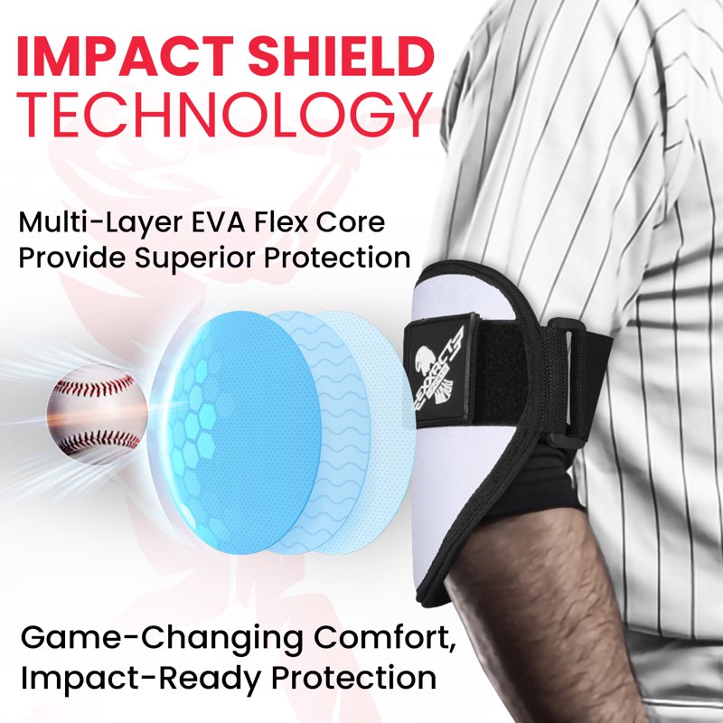 Baseball & Softball Elbow Guard Youth & Adult Impact Shield Protection