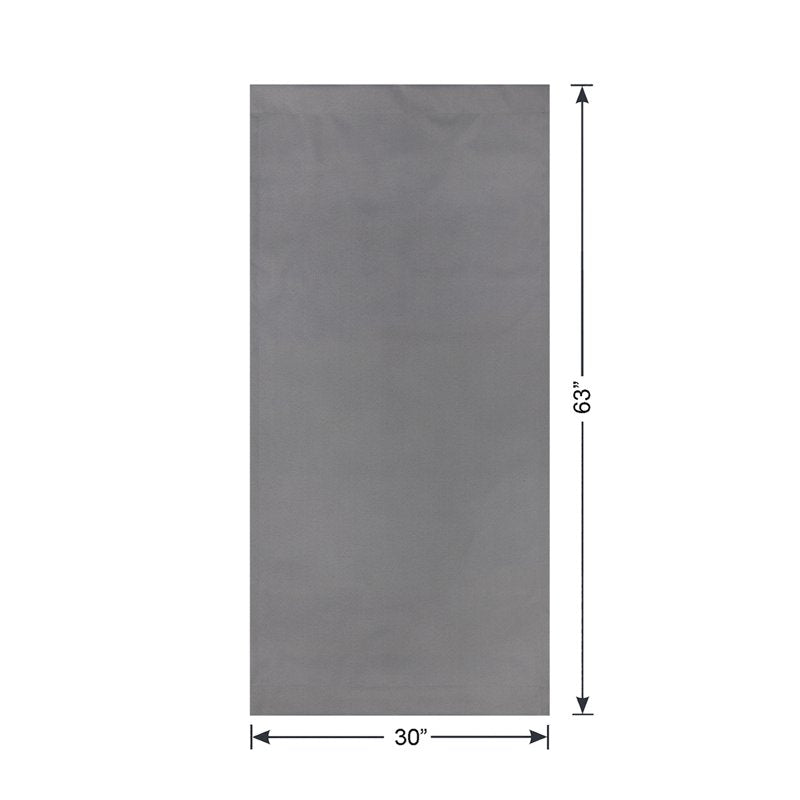 Blackout Curtain Panel Set - 4 Pieces, 30x63 Inches, Rod Pocket & Back Tabs