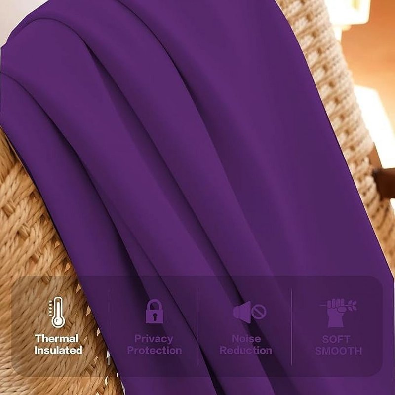 Blackout Pinch Pleat Curtains for Room Darkening | Insulated Window Drapes