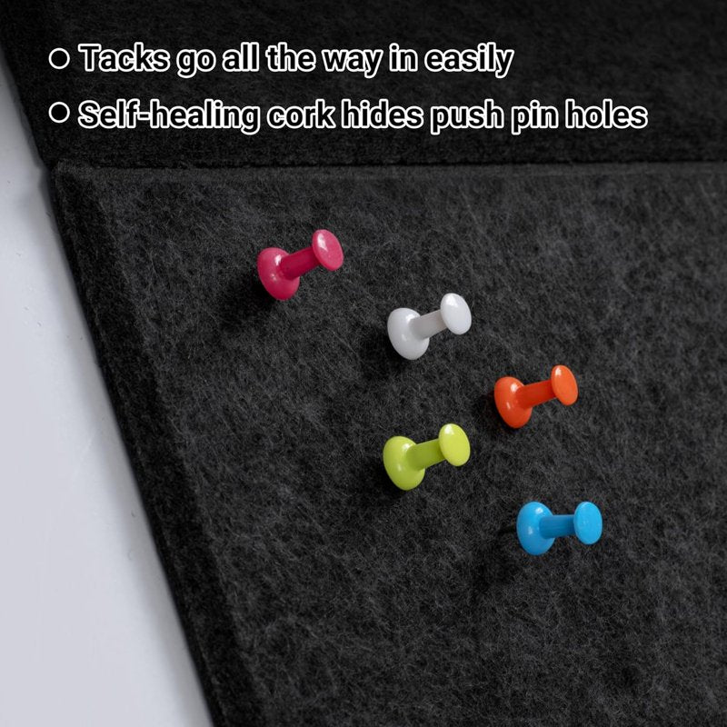 48x36 Inch Wall Cork Board with Pushpins - Bulletin & Memo Board for Office & Home