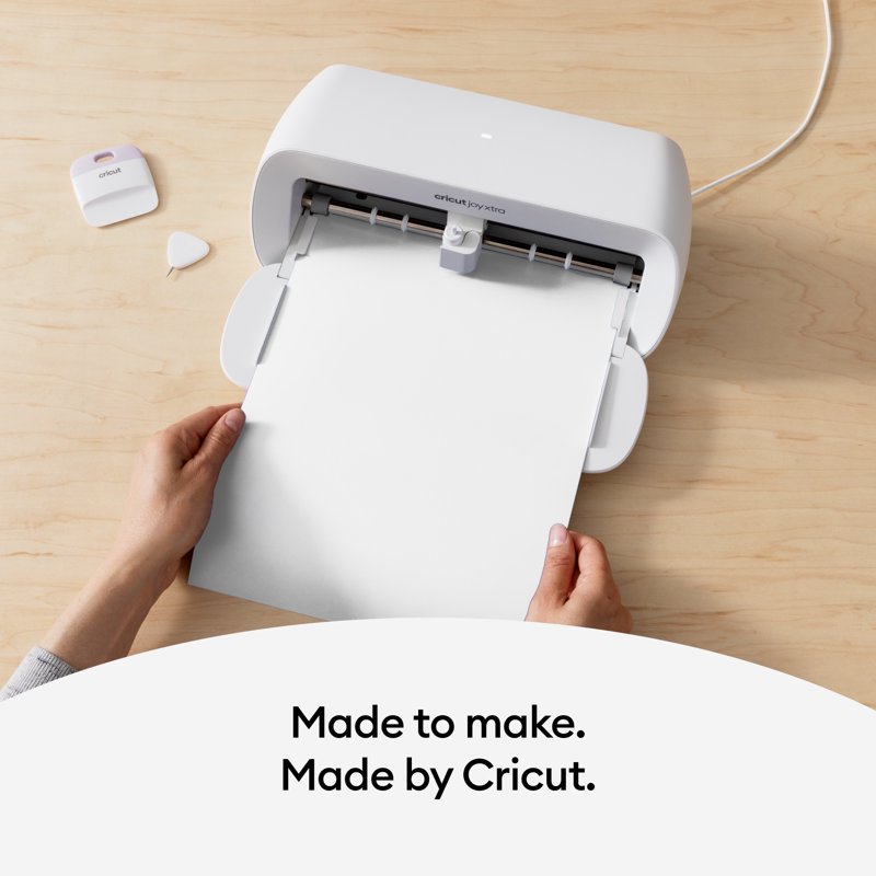 Matless Permanent Vinyl Roll for Cricut Joy Xtra - 9.5x6ft Outdoor-Grade White Vinyl