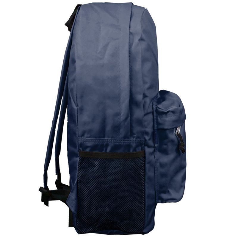 Unisex 18-Inch School Backpack with Padded Straps and Multiple Compartments