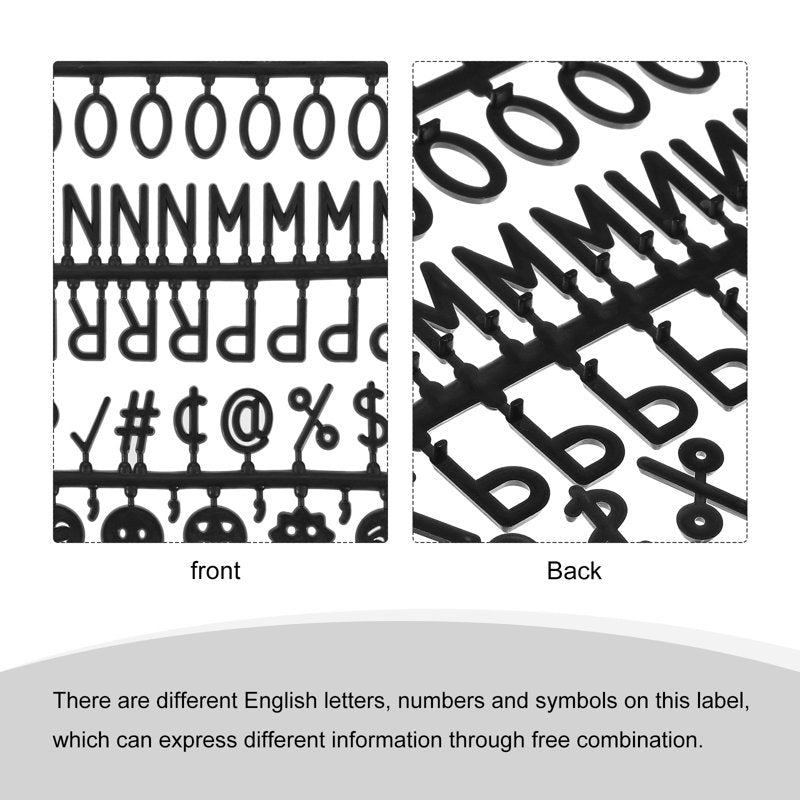 Felt Letter Board Letters and Numbers Set - Changeable Symbols for Message Boards