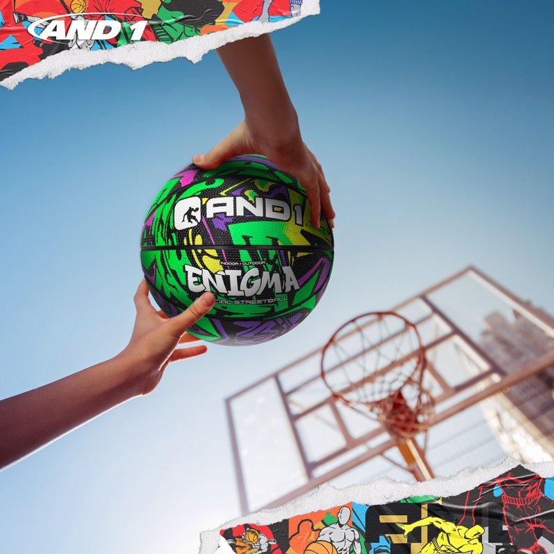Mini Basketball Size 3 - Durable Rubber Indoor/Outdoor Play