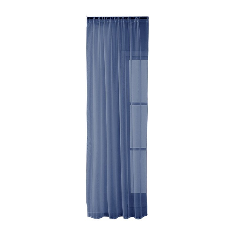 Outdoor Sheer Curtain Waterproof UV Resistant Light Filtering Drapes - Navy, Green, Pink, White