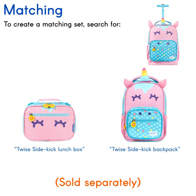 Kids Rolling Backpack with Convertible Shoulder Straps and Large Main Compartment