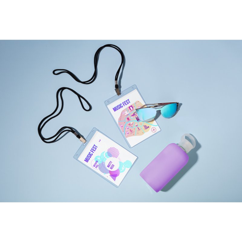 75 Pack Name Badges with Lanyards, 6 x 4.25 Inches, Customizable ID Tags
