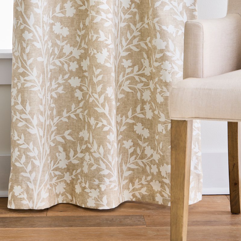 Blackout Linen Curtain Panels - Elegant Indoor Window Treatments for Privacy