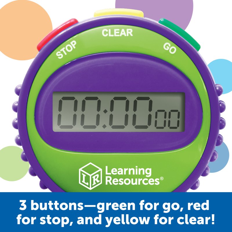 Kids Digital Stopwatch for Education and Sports - Easy-to-Use Timer for Ages 5+