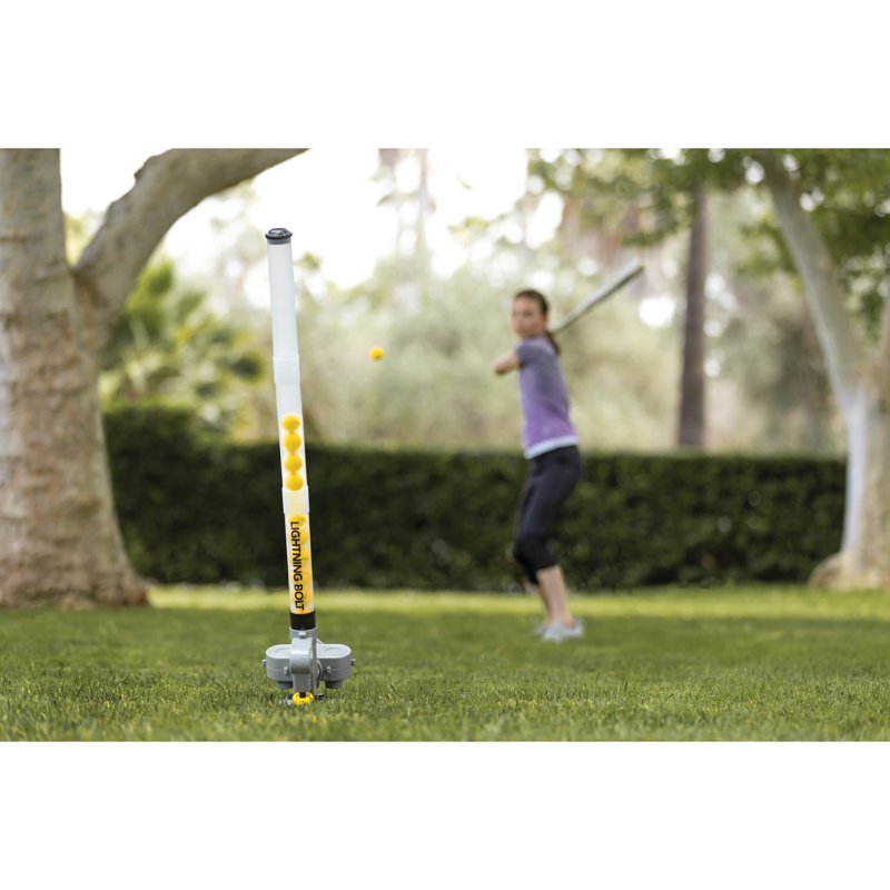 Portable Baseball Pitching Machine with 26 Soft Balls - Automatic Training Aid