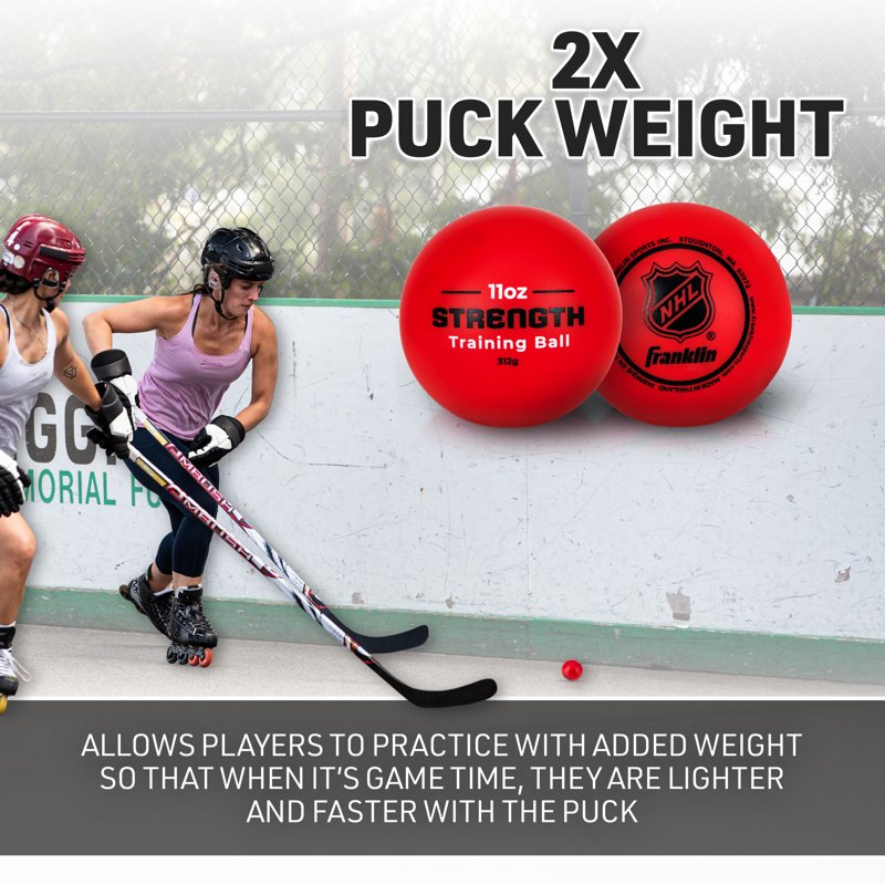 Hockey Stick Handling Training Balls Set - Off-Ice Puck & Reflex Practice Balls