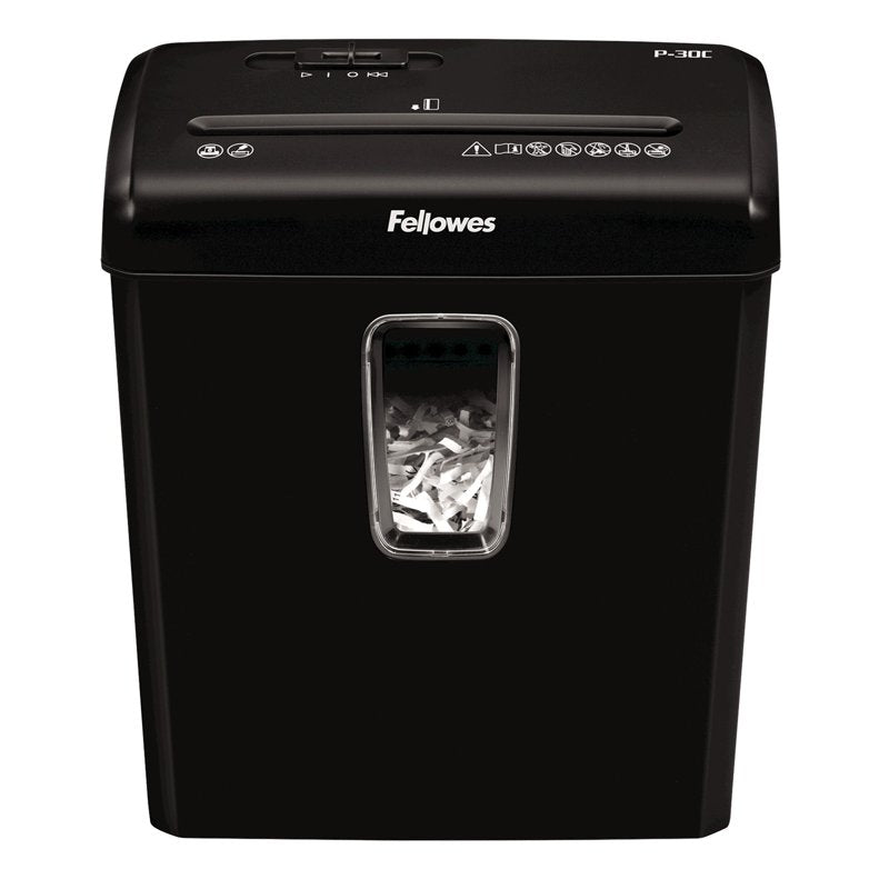 Cross Cut Office Shredder for Home & Business - 6 Sheet Capacity, Staples Credit Card Paper Clips