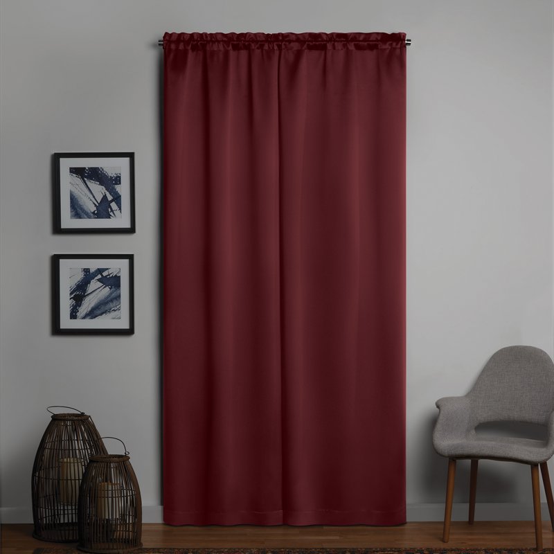 Blackout Curtain Panel Pair - Room Darkening Window Drapes, 30x95 Inches