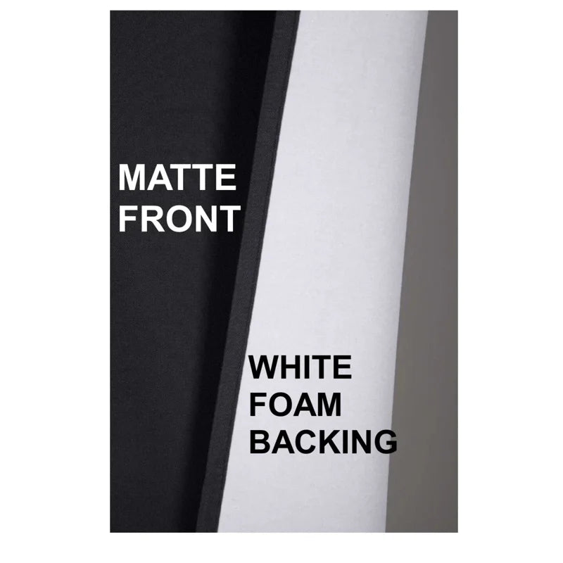 2-Piece Linen Window Curtains - Solid Matte Color Room Darkening Panel Sets