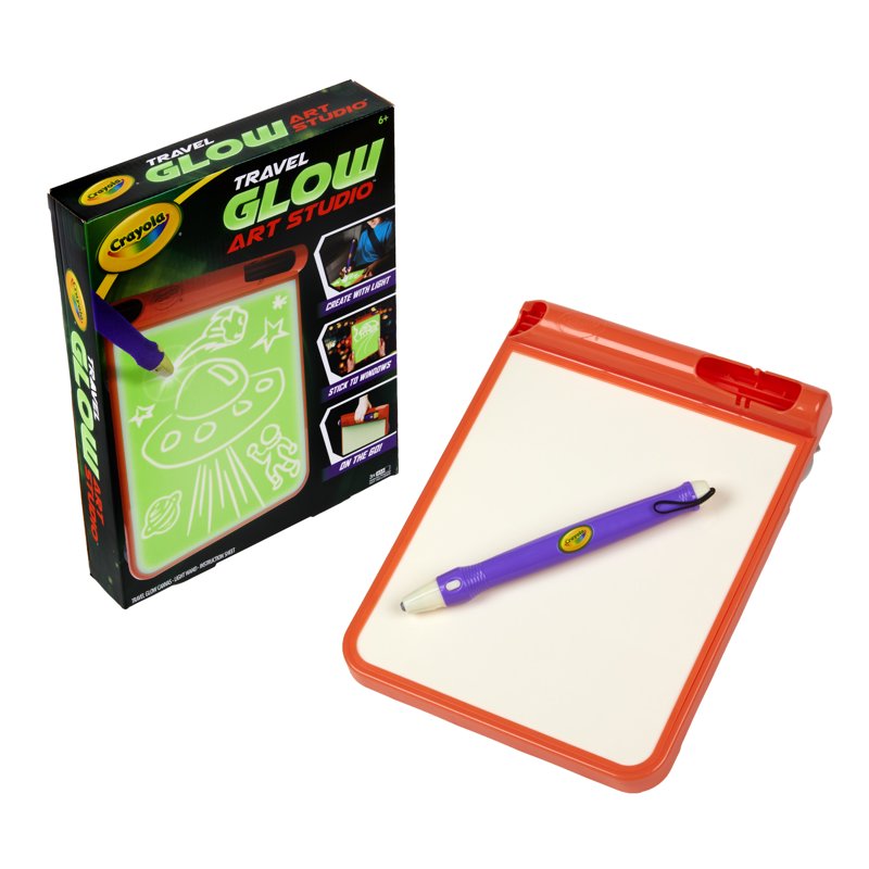 Glow-in-the-Dark Art & Craft Activity Set for Kids with Canvas & Light Wand