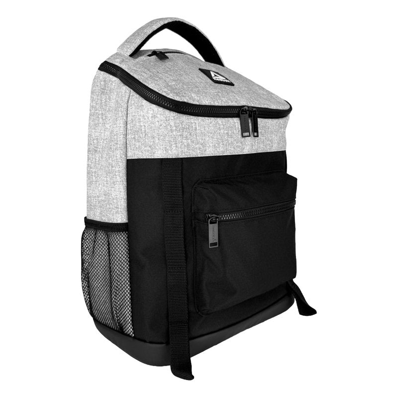 Unisex Laptop Backpack with Padded Straps & Water Bottle Pockets - Grey