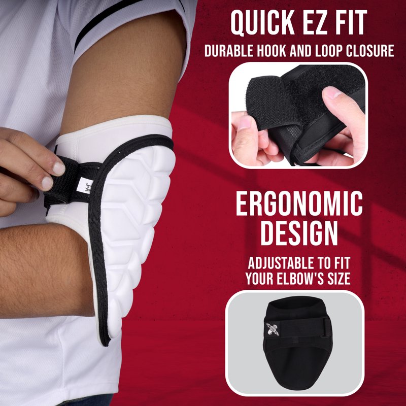 Youth & Adult Baseball Elbow Guard with Adjustable Straps - Impact Protection