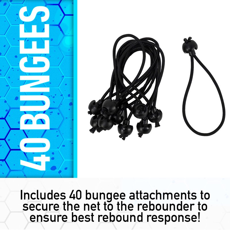 All-Weather Replacement Net with Bungees for 6' x 12' Rebounders
