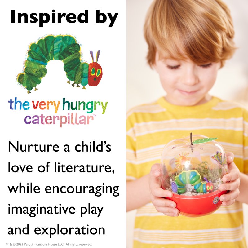 Kids Garden Kit with Terrarium - The Very Hungry Caterpillar Craft & Science Set