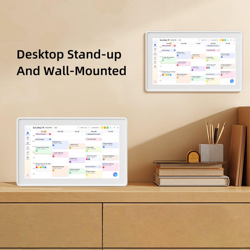 15.6-Inch All-in-One Touchscreen Family Digital Calendar and Photo Frame