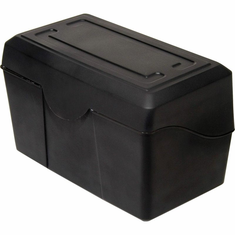 Plastic Index Card Holders for 4x6 Cards, Stackable with Snap Lid - Pack of Multiple