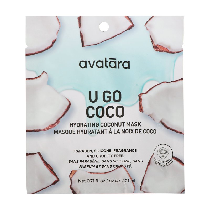Hydrating Coconut Face Mask - 3 Pack, Eco-Friendly, All Skin Types