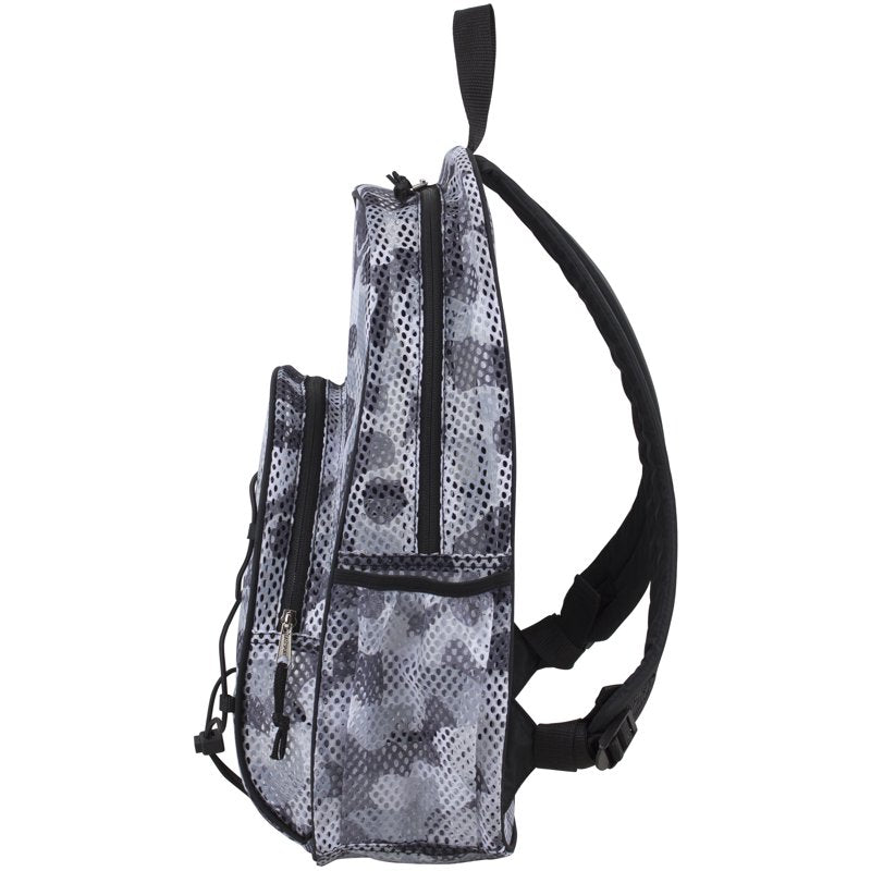 Unisex Mesh Bungee Backpack with Padded Shoulder Straps - Multiple Colors