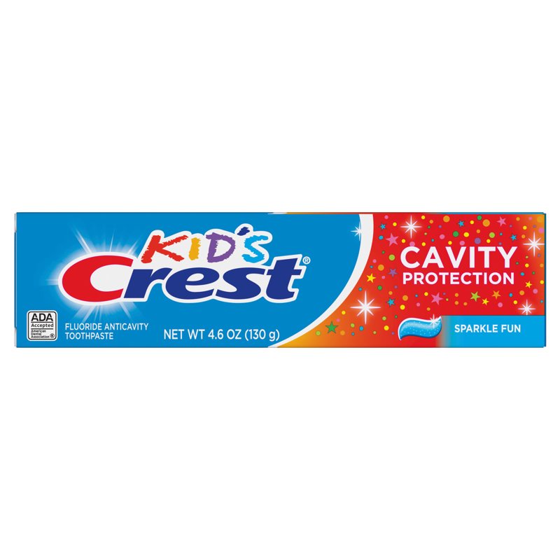 Kids Cavity Protection Toothpaste with Fun Sparkles and Flavored Gel - 4.6 oz