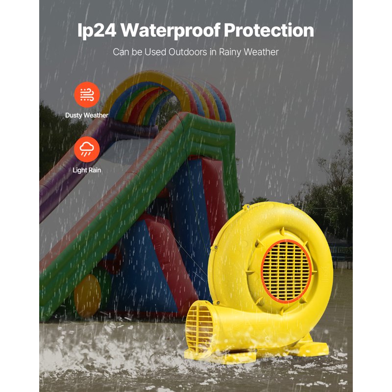 Commercial Inflatable Air Pump 380W 450W for Bouncy Castles Water Slides