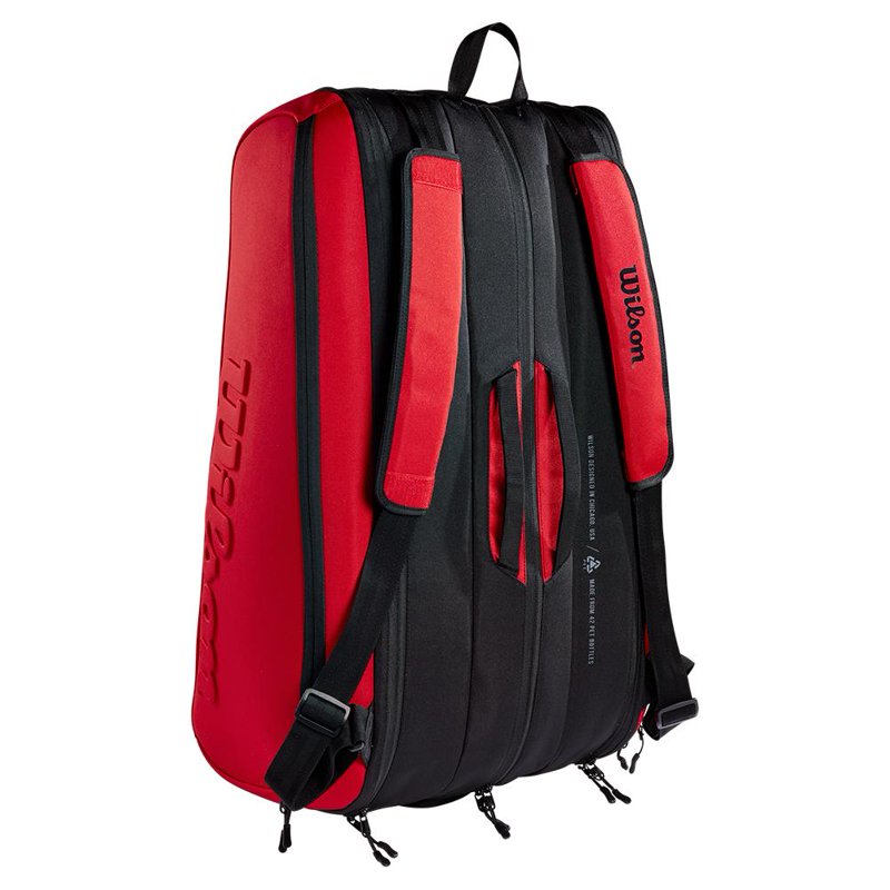 Wilson Super Tour 15-Racquet Tennis Bag with Thermoguard & Ventilated Shoe Pocket