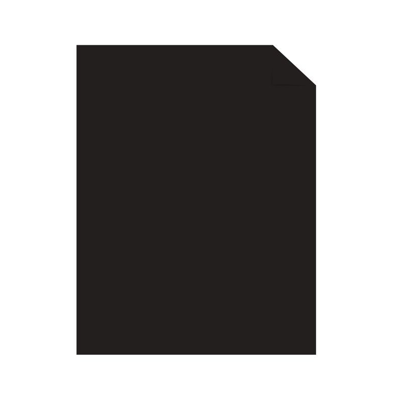 Black Cardstock Paper 8.5x11 Inches, 65 lb, Pack of 80 Sheets for Crafts & Invitations