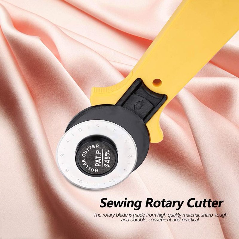 45mm Rotary Cutter Blades Pack of 10 - Compatible with Fiskars, Olfa & More