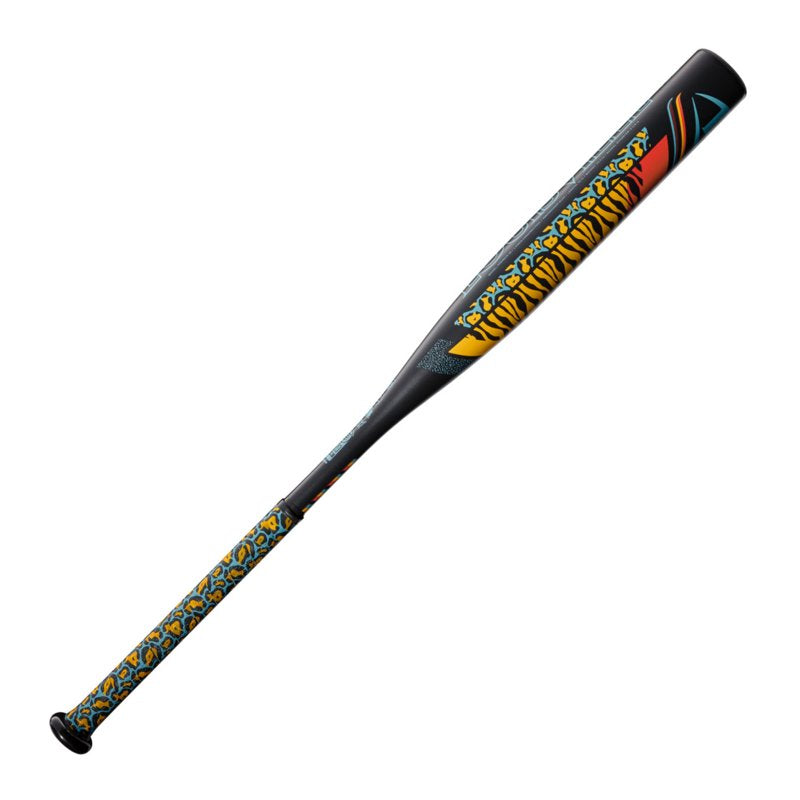 Wilson Louisville Slugger 2022 Diva Fastpitch Bat - 27 Inch, Alloy, Tiger Print