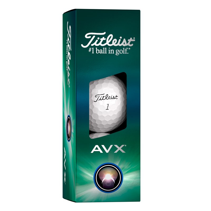 Titleist AVX Golf Balls 12 Pack White 2024 – Low Flight, Low Spin