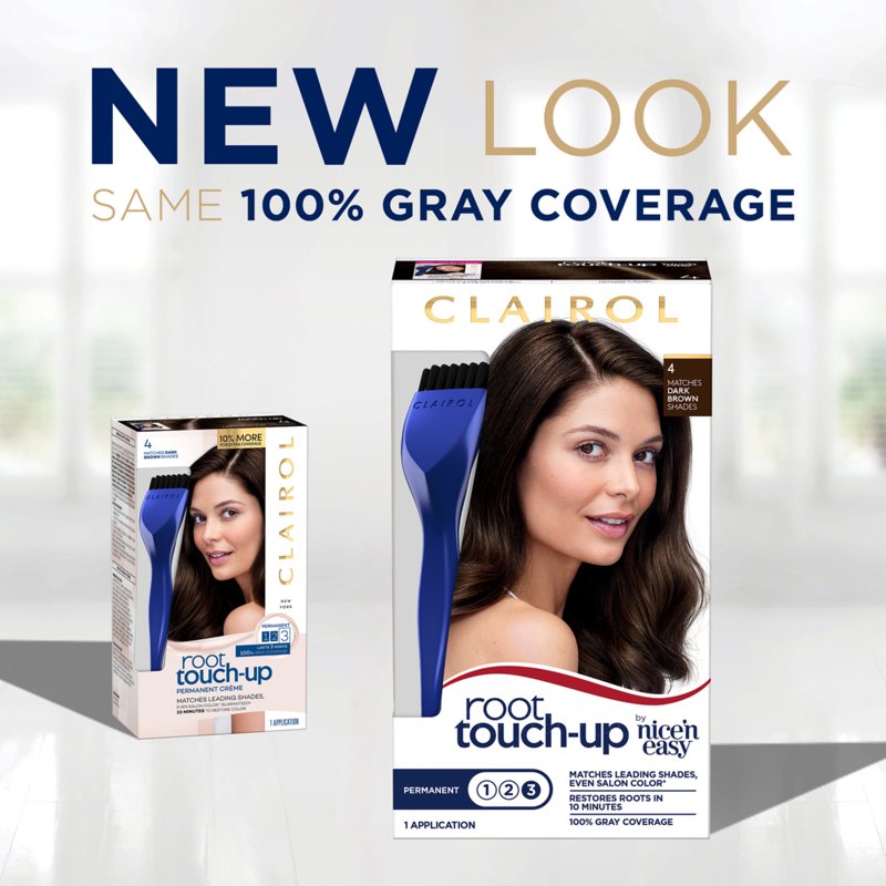 Root Touch-Up Hair Dye Kit - Long-Lasting Permanent Hair Color