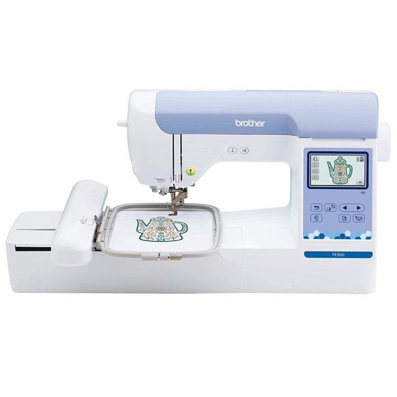 Brother Embroidery Machine with 5x7 Inch Area, Hoops & Thread Set