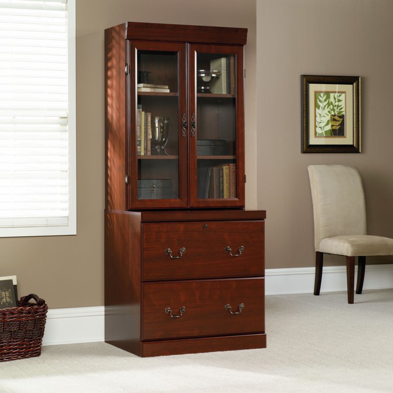 Sauder Heritage Hill 2-Drawer Lateral File Cabinet in Classic Cherry