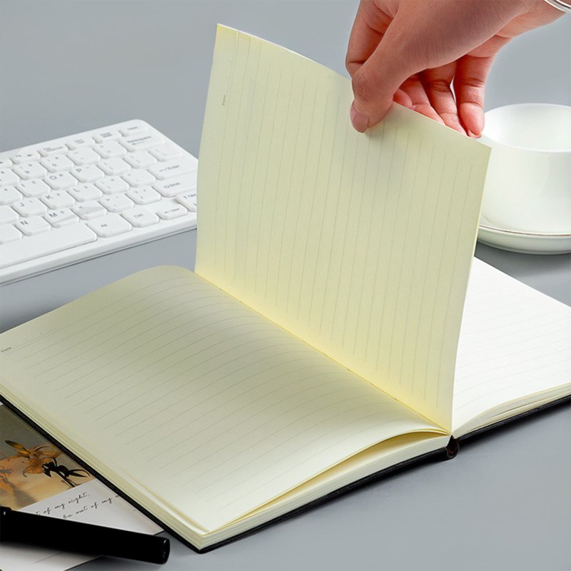 Leather Hardcover A5 Journal Notebook for Writing & Office Use - Multiple Colors