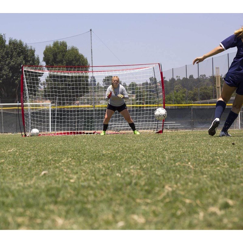 PowerNet 12x6 ft Portable Soccer Goal with Collapsible Steel Base & Storage Bag