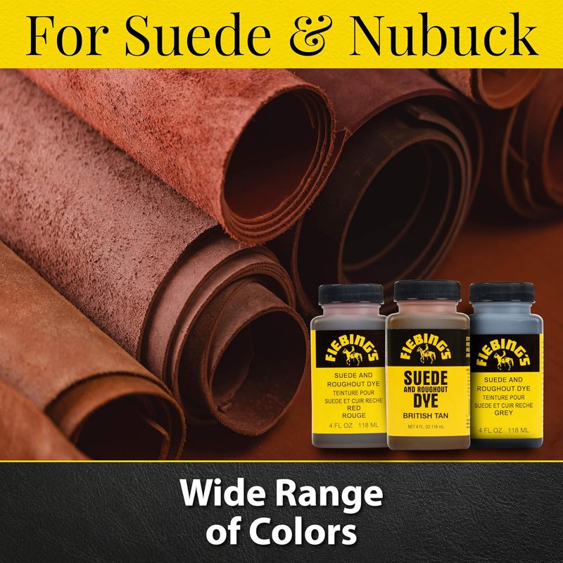 Suedes & Leather Dye - Mahogany 4 oz - Recolor, Brighten & Restore Shoes, Furniture, Purses