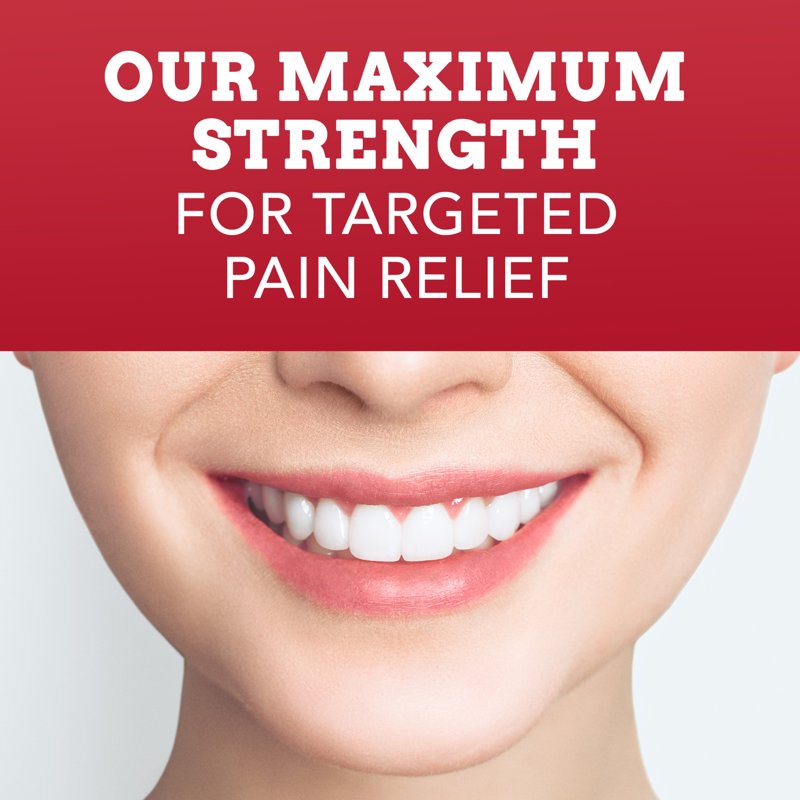 (2 Pack) Medicated Oral Pain Gel for Toothache & Gum Pain - Cooling Relief, 0.25 oz