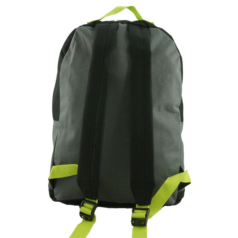 Lightweight Unisex 15-Inch School Backpack with Bungee Compression - Water Resistant Travel Daypack