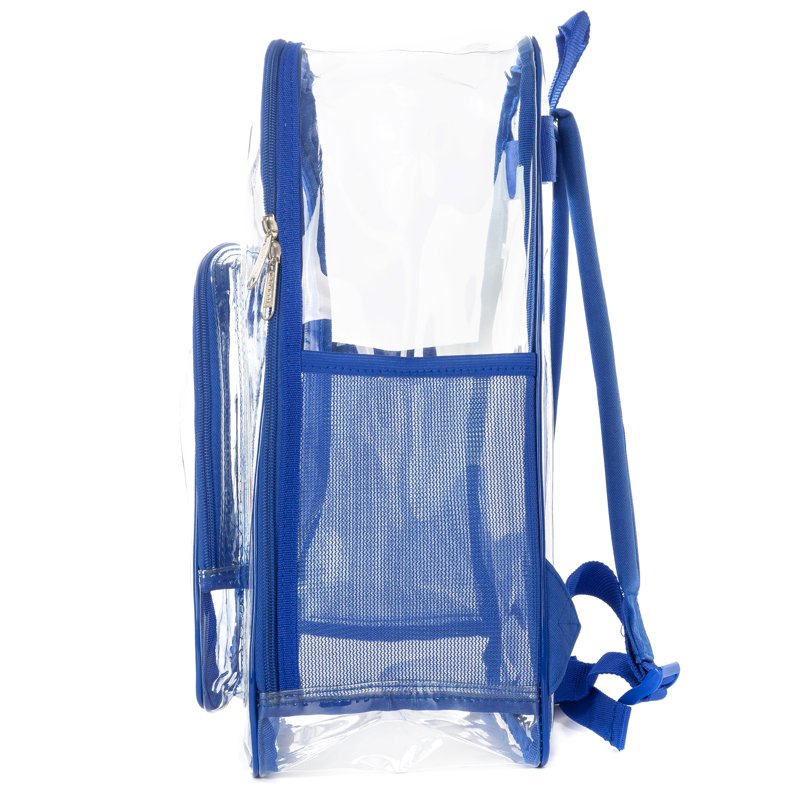 Clear PVC School Backpack 17 Inch Unisex Teen-Adult Durable Transparent Bag
