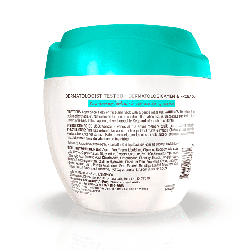 Hydrating Face Moisturizer with Avocado & Stem Cells - 7 Oz for Women