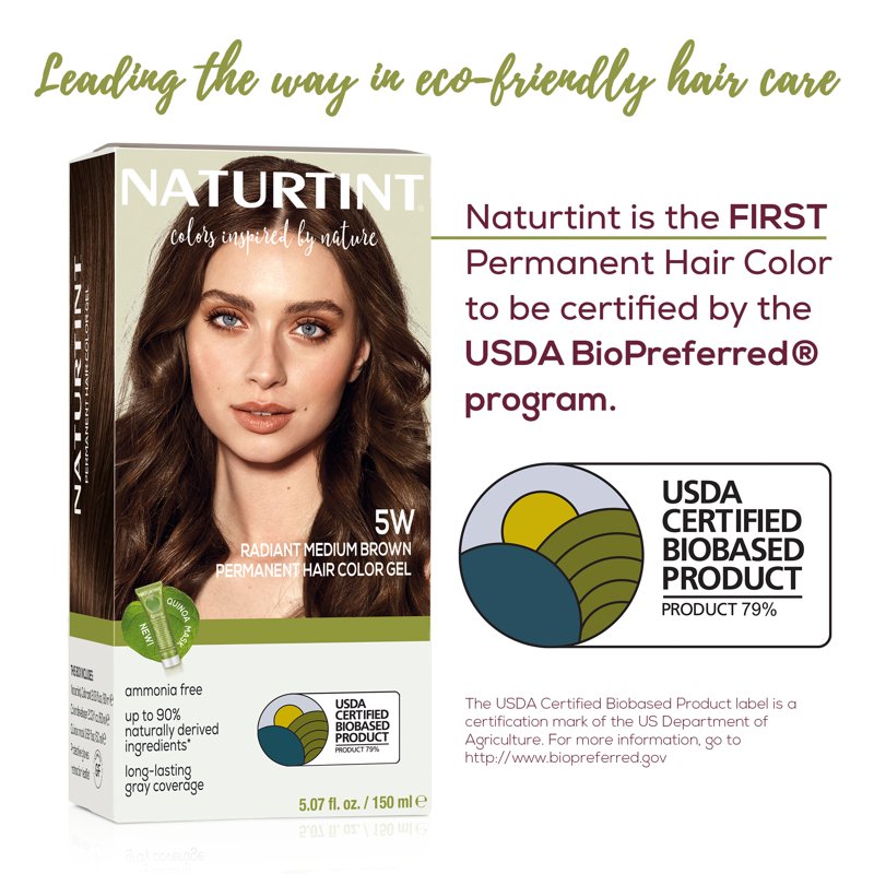 Natural Hair Color Kit - Permanent, Nourishing, Long-Lasting Shades