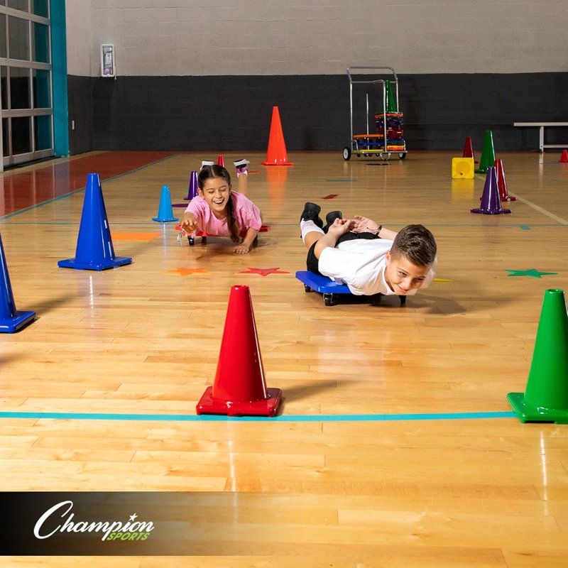 High Visibility Plastic Cone for Sports & Social Distancing - 18 Inch