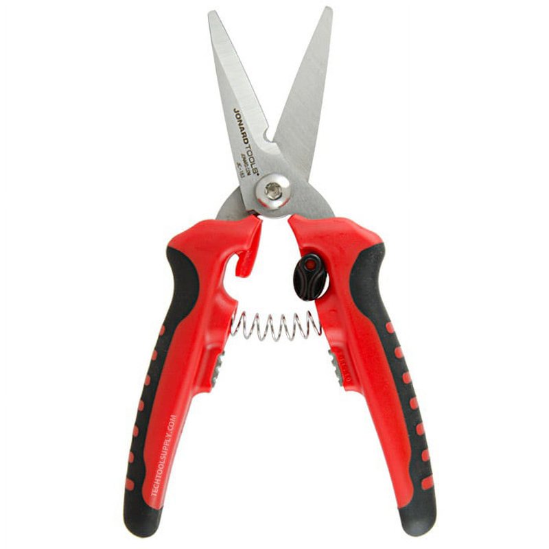 Heavy Duty Multi-Function Scissors with Wire Stripper - 8 Inch