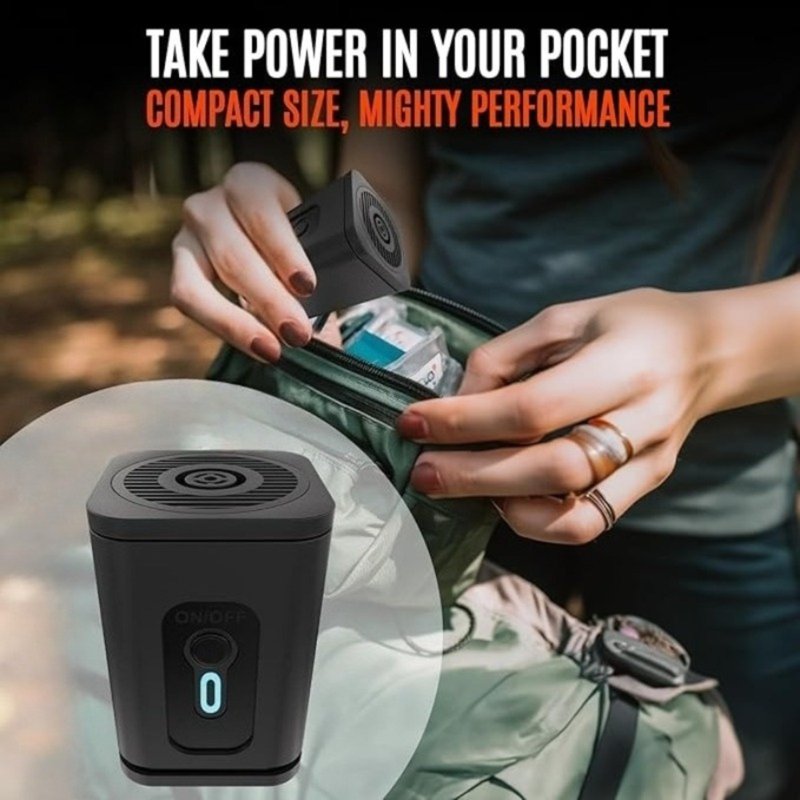 Portable Electric Air Pump for Inflatables with 5 Nozzles Rechargeable USB Inflator